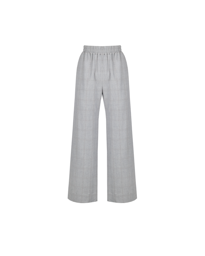 ALEXIA PANT GREY CHECK