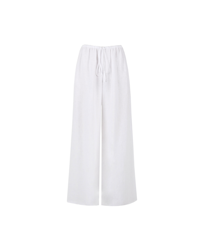 ANDIE LINEN PANT WHITE