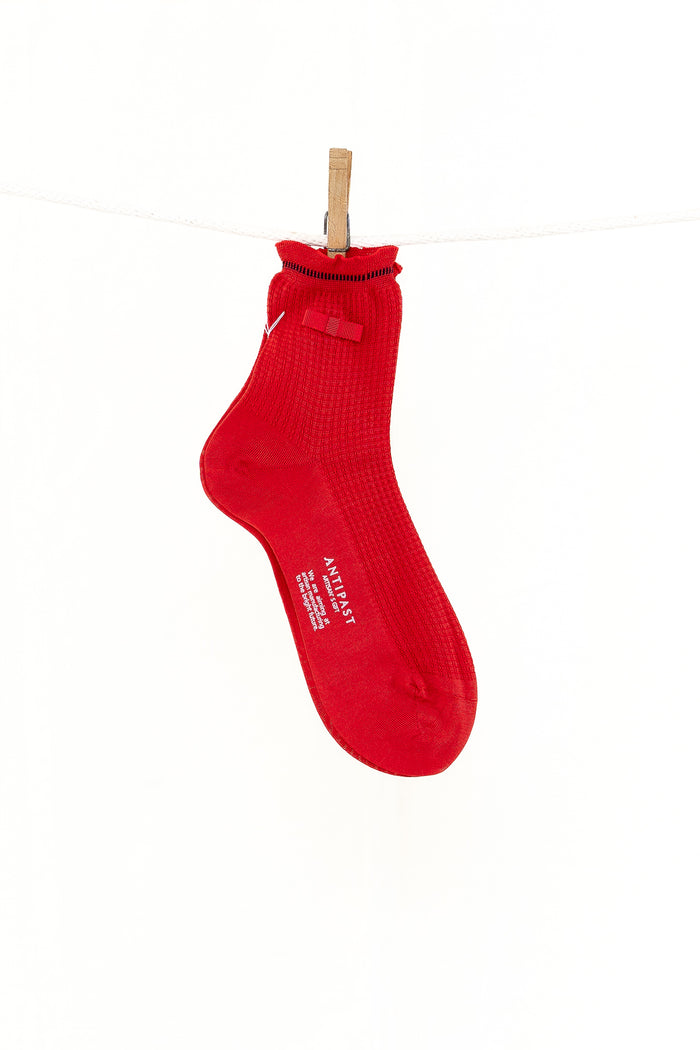 Antipast Waffle Ribbon Women's Socks