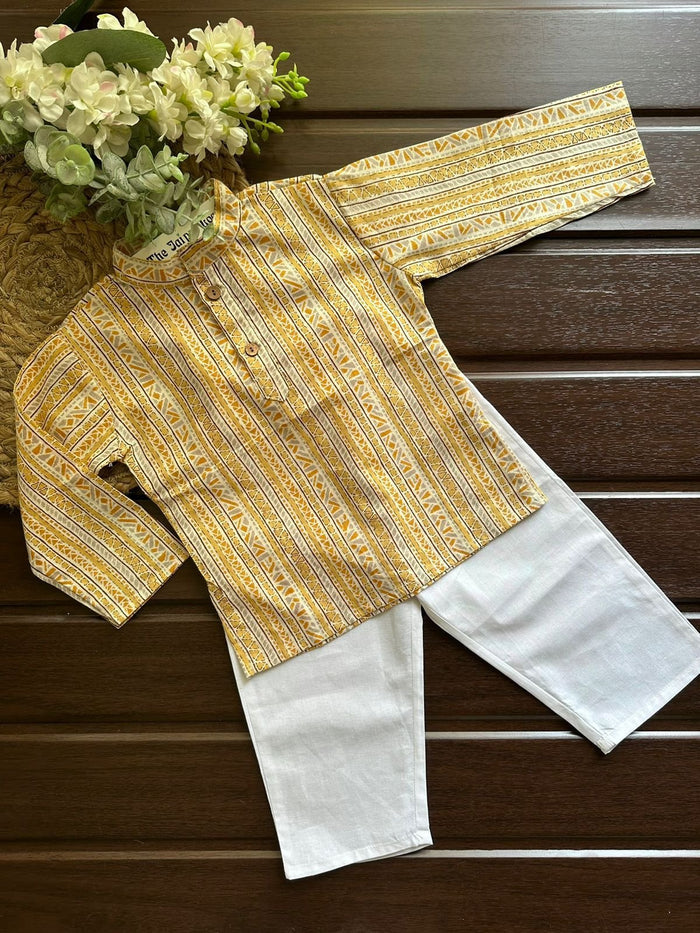Chakri Jacket Set - Yellow
