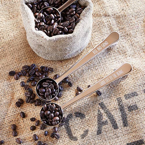 Coffee Clip + Scoop - Rise and Grind