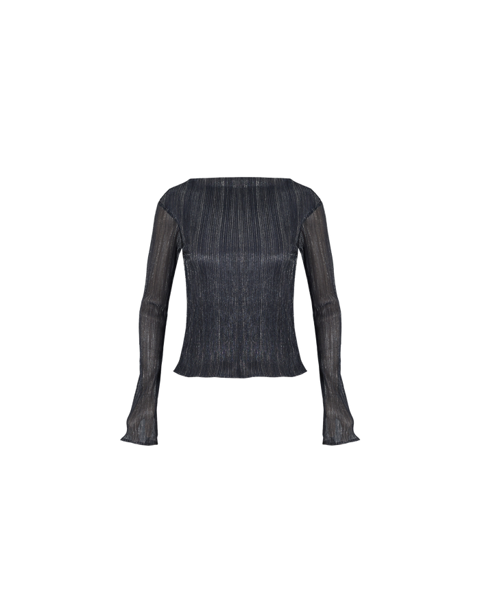 DIME SPARKLE TOP BLACK SPARKLE