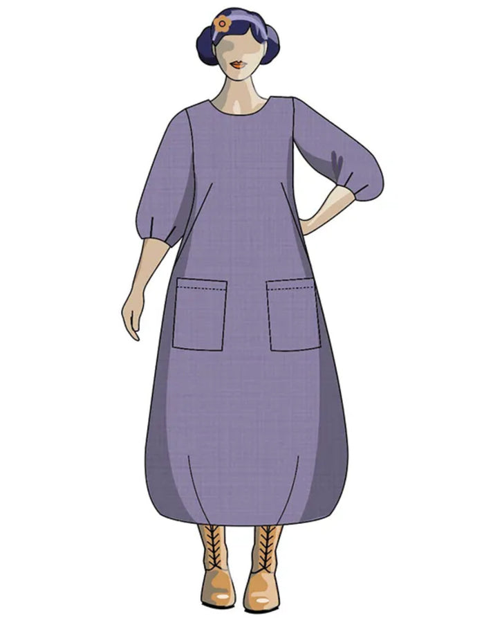 Folia Frock Paper Sewing Pattern, Sew Different