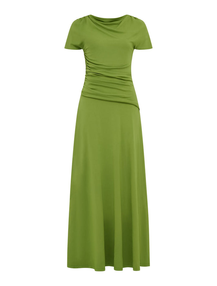 Gemini High Neck Jersey Maxi Dress Forever New