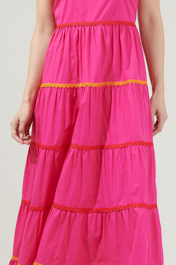 Hannah Hall Tiered Maxi Dress