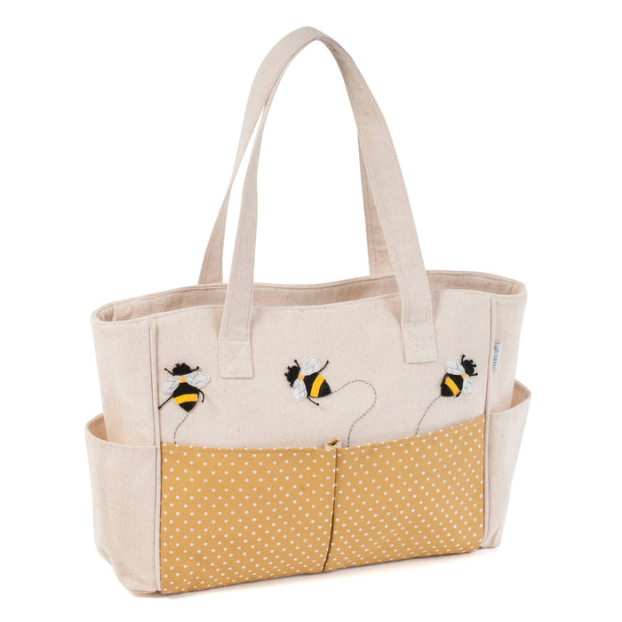 Hobby Gift: Craft Bag: Appliqu: Bee: Item size: (d/w/h) 13 x 34.5 x 29cm.