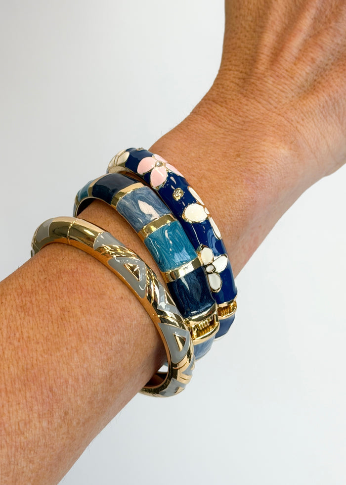 Max Geometric Bangle Bracelet