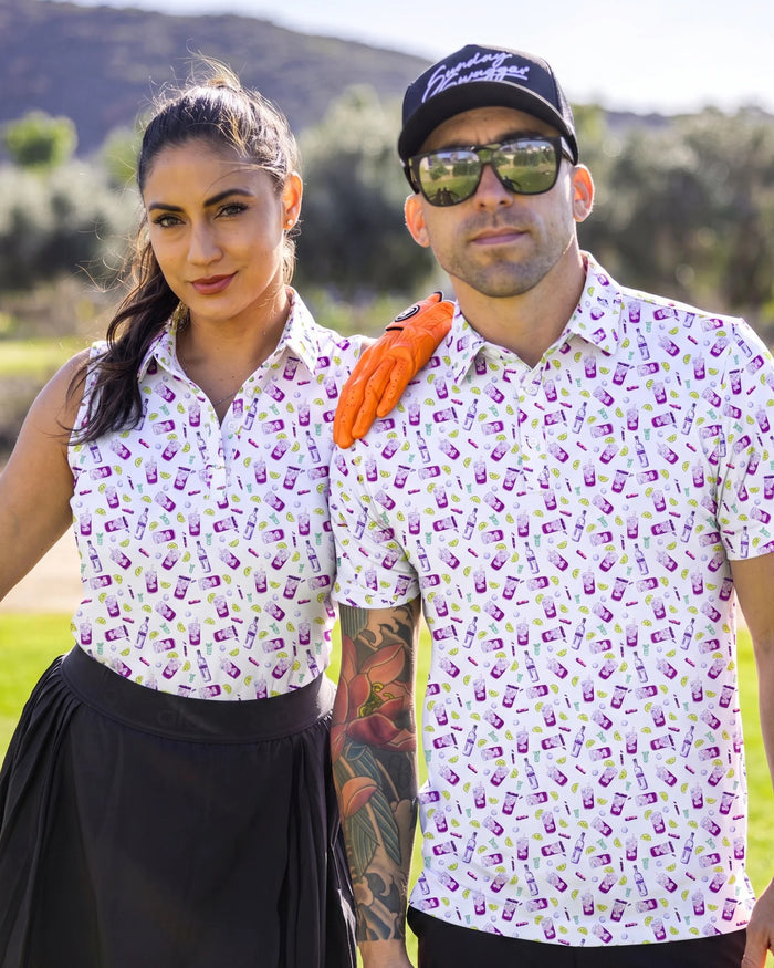 New Sunday Swagger Women's Transfusion Sleeveless Golf Polo