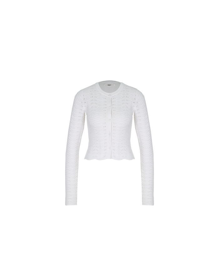 PARADISO CARDIGAN WHITE