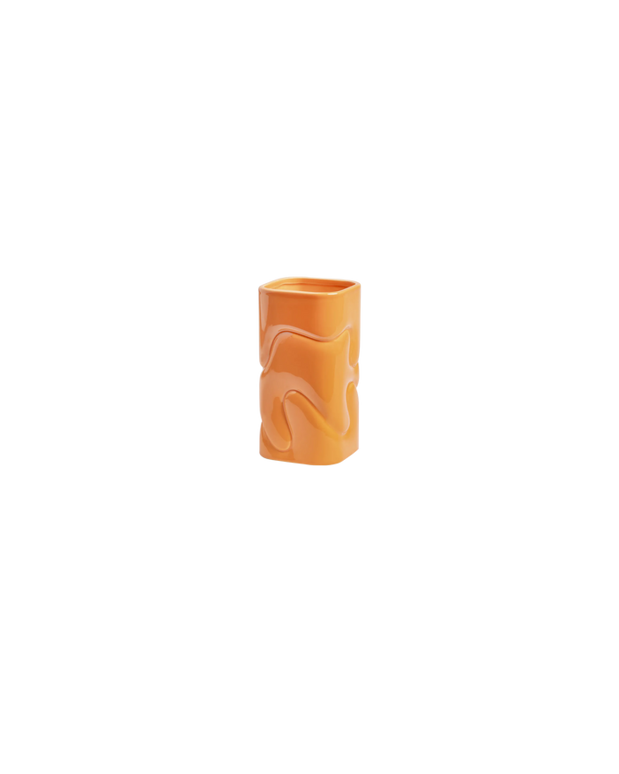 PUFFY VASE SMALL ORANGE