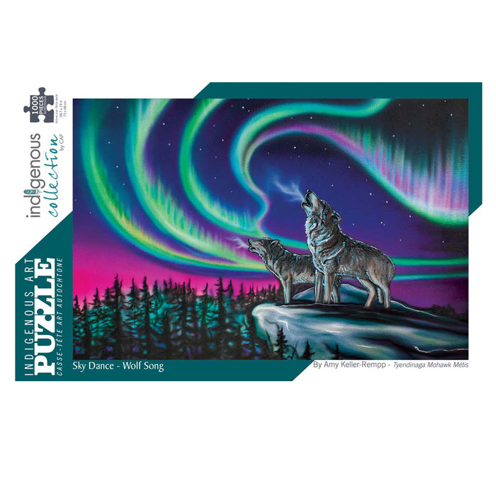 Sky Dance - Wolf Song - 1000 Piece Jigsaw Puzzle