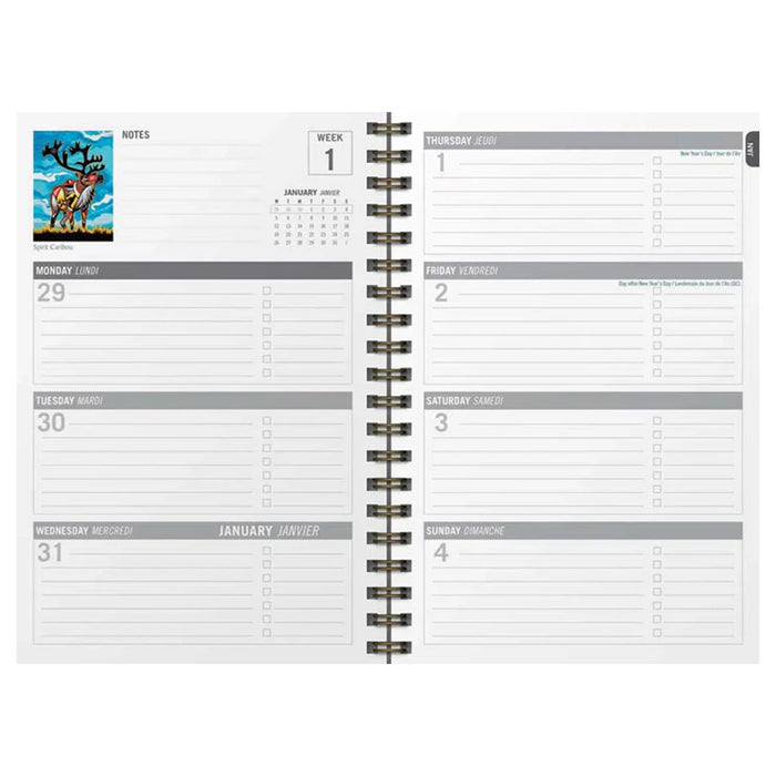 Spirit Bear 2026 Weekly Planner