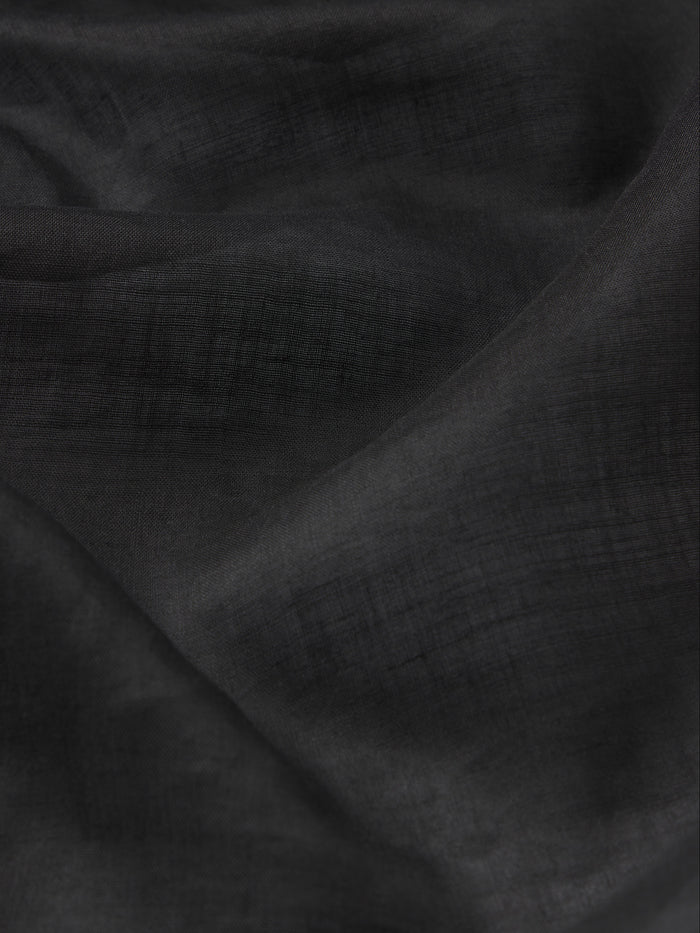 The Embroidered Seaside Shirt -- Black