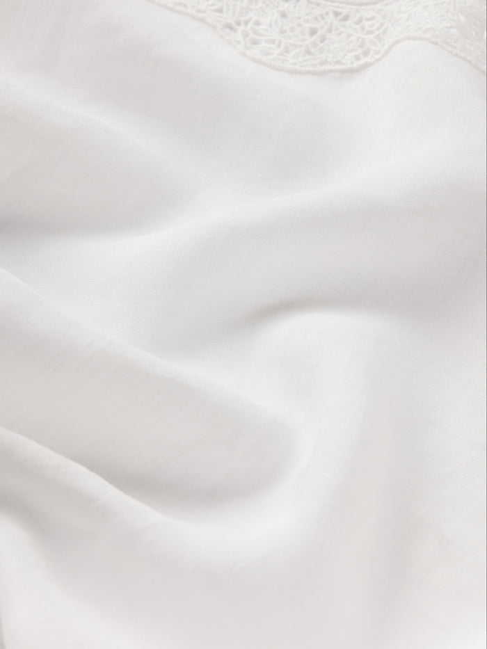 The Embroidered Top -- White