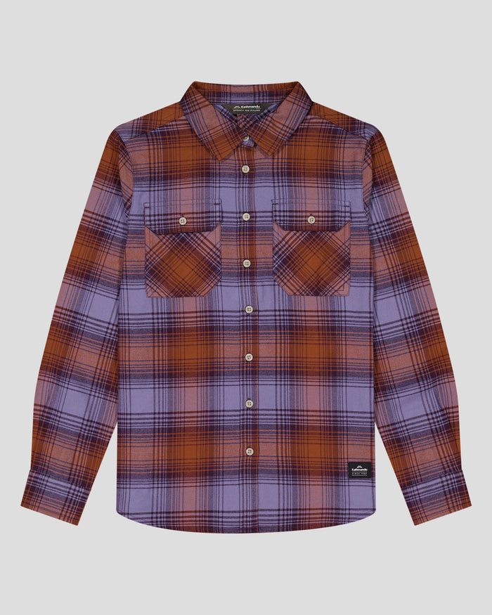 Women's Carrillon HF Long Sleeve Shirt - Shadow Plaid Haze