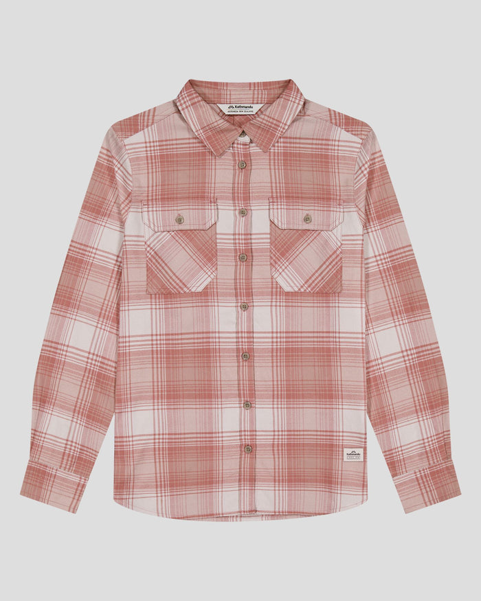 Women's Carrillon HF Long Sleeve Shirt - Shadow Plaid Mineral