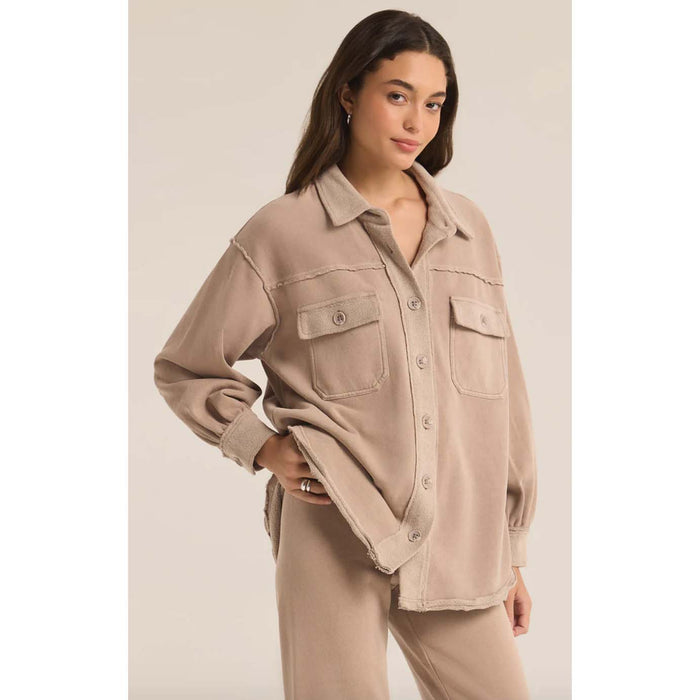 Z Supply - Abbott, Long Line Jacket 3146 - Latte - SALE