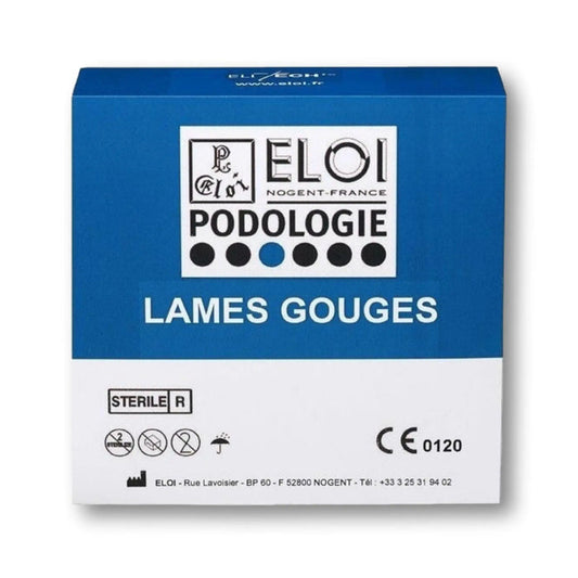 100 Sterile gouge blades - Elitech by Eloi PodiaFrance - My Podiatry