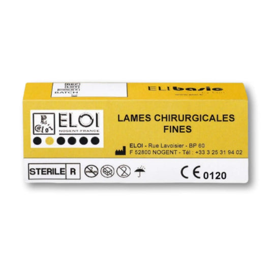 25 Elibasic chisel blades by Eloi - My Podologie
