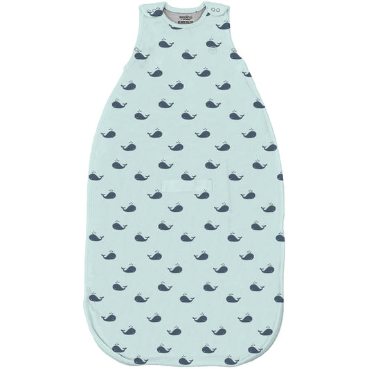 4 Season® Ultimate Baby Sleep Bag, Merino Wool & Organic Cotton, Whales