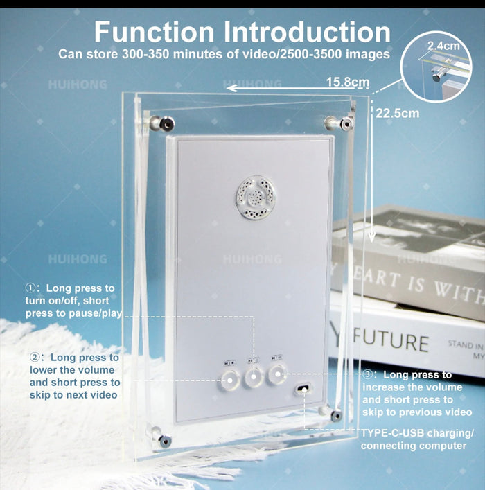 Acrylic Nft Video Frame by BIG BAG