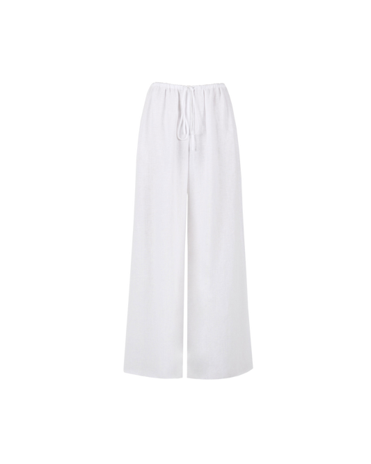 ANDIE LINEN PANT WHITE