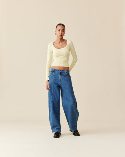 ANNA KNIT TOP BUTTER