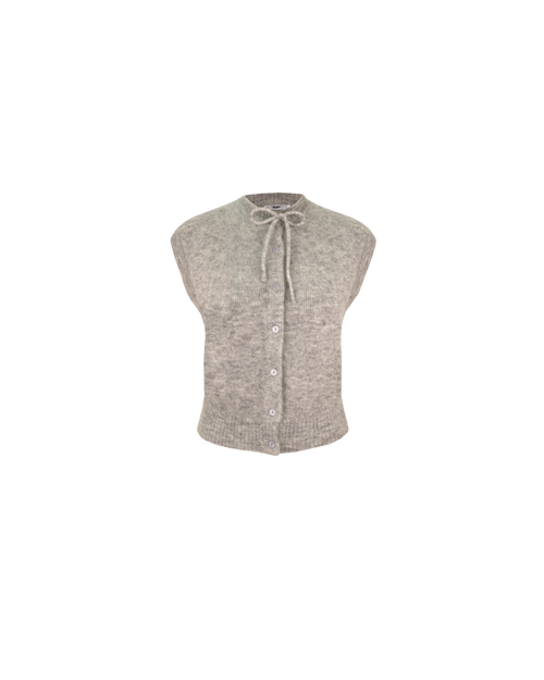 ANNIE VEST GREY MARLE