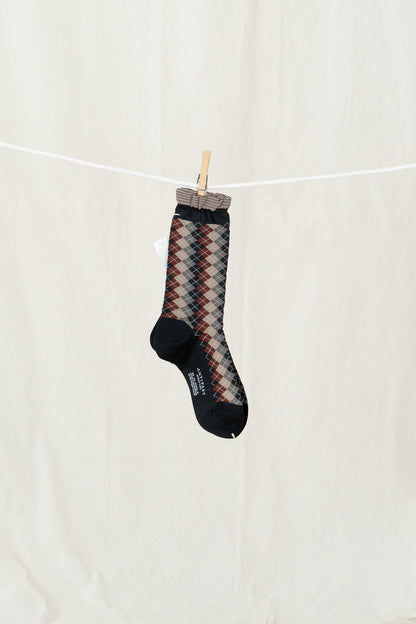 Antipast Argyles Women's Socks - Black