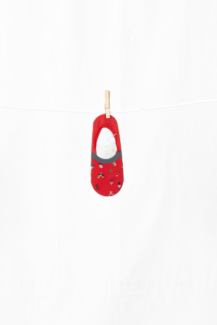 Antipast Cactus Town Cover Women's Socks - Red
