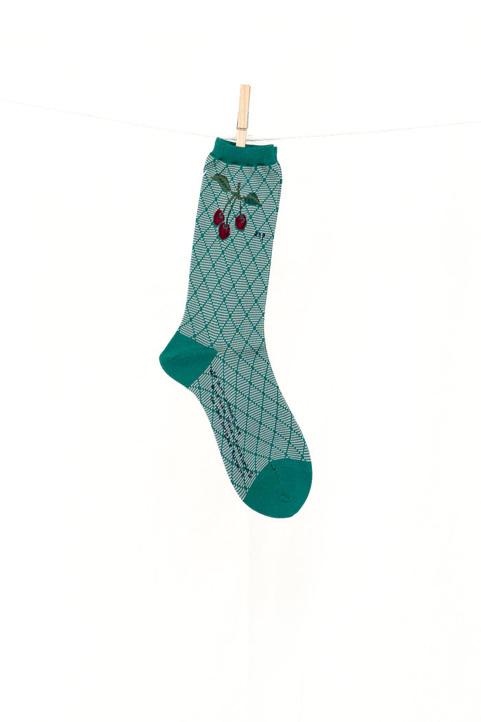 Antipast Cherry on Diamond Women's Socks