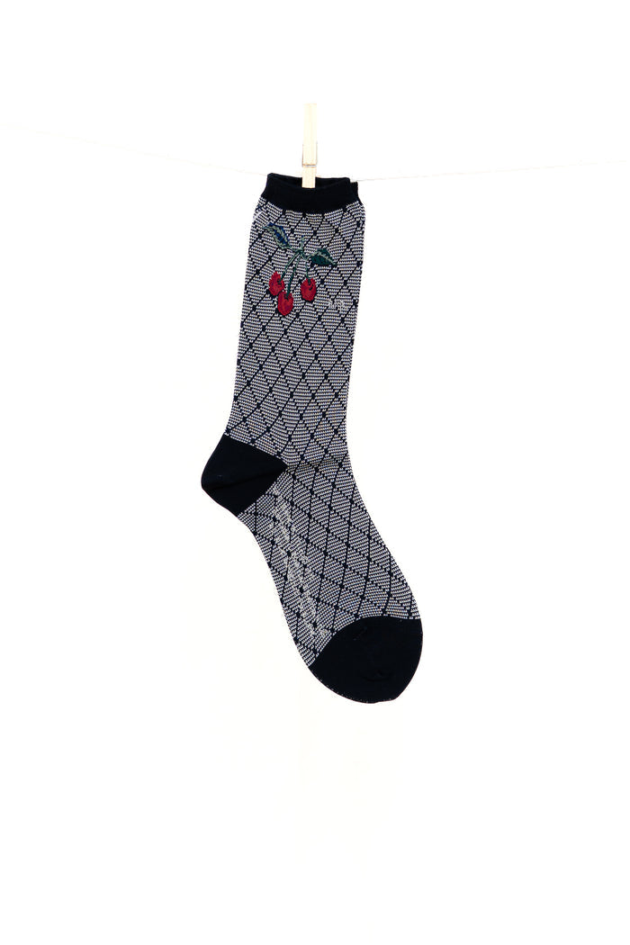 Antipast Cherry on Diamond Women's Socks