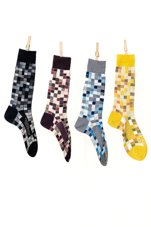 Antipast Colorful Tiles Men's Socks
