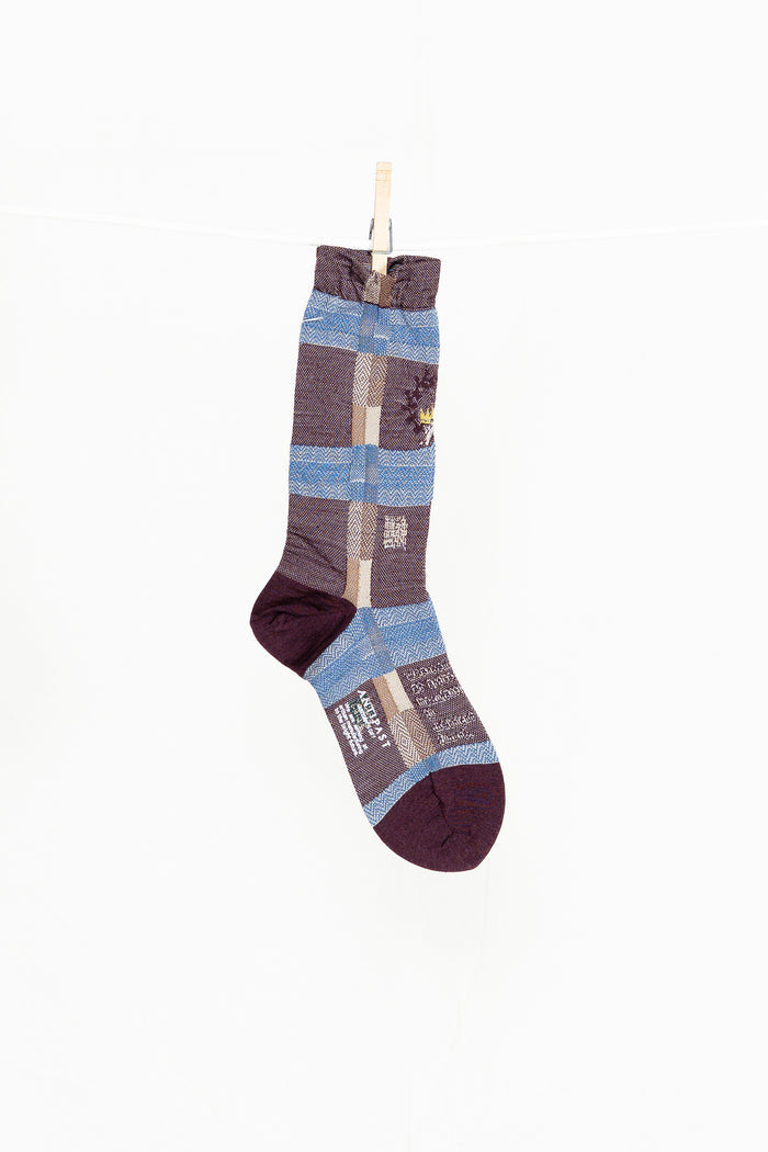 Antipast Darning Check Women's Socks