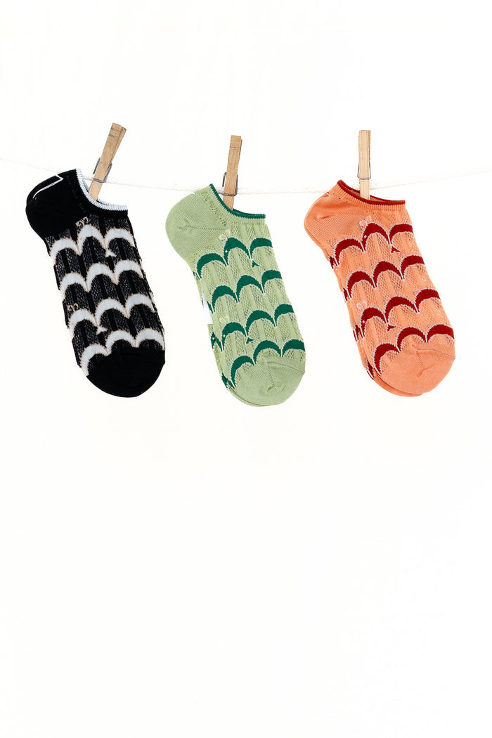 Antipast Fish Wave Women's Cover Socks