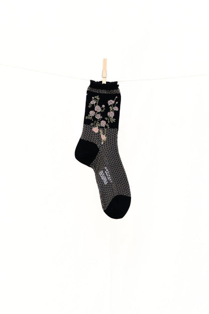 Antipast Flower on Basket Women's Socks