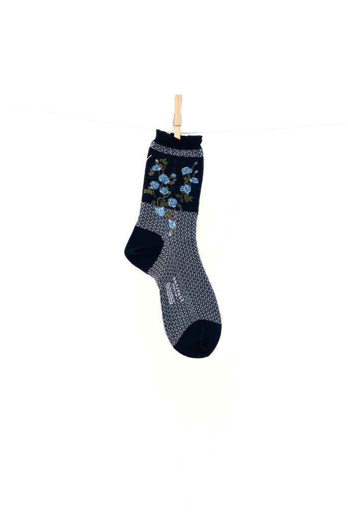 Antipast Flower on Basket Women's Socks