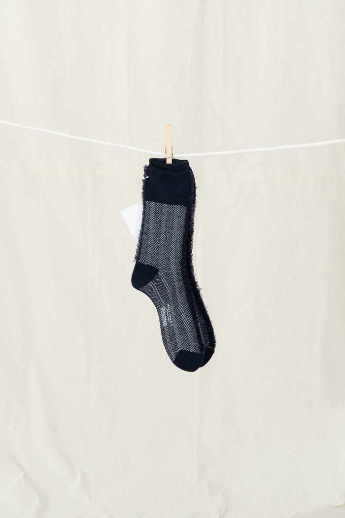 Antipast Fringe Women's Socks - Navy