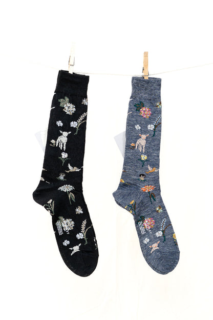 Antipast Garden Flowers Men's Socks