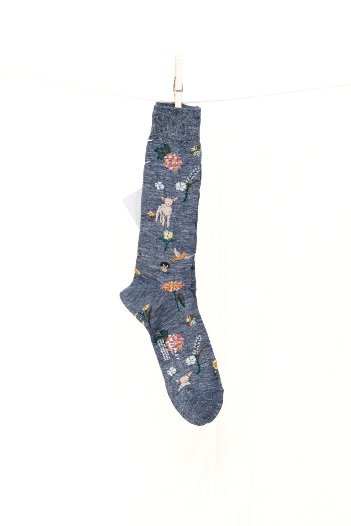 Antipast Garden Flowers Men's Socks