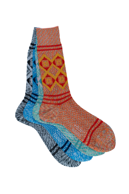 Antipast Men's Melange Jacquard Socks