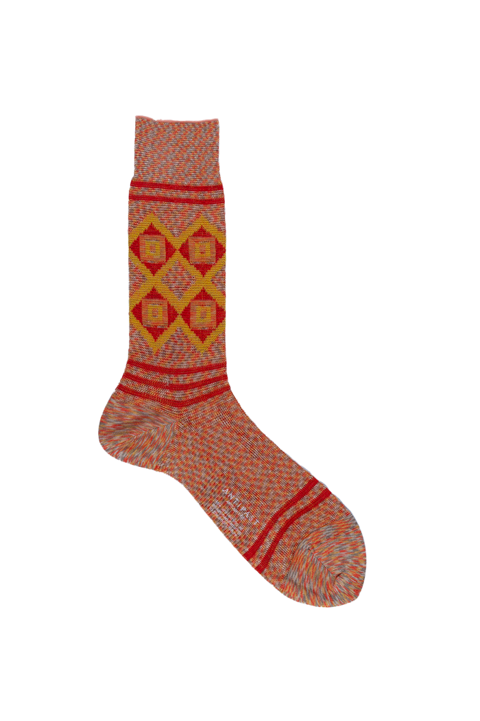 Antipast Men's Melange Jacquard Socks