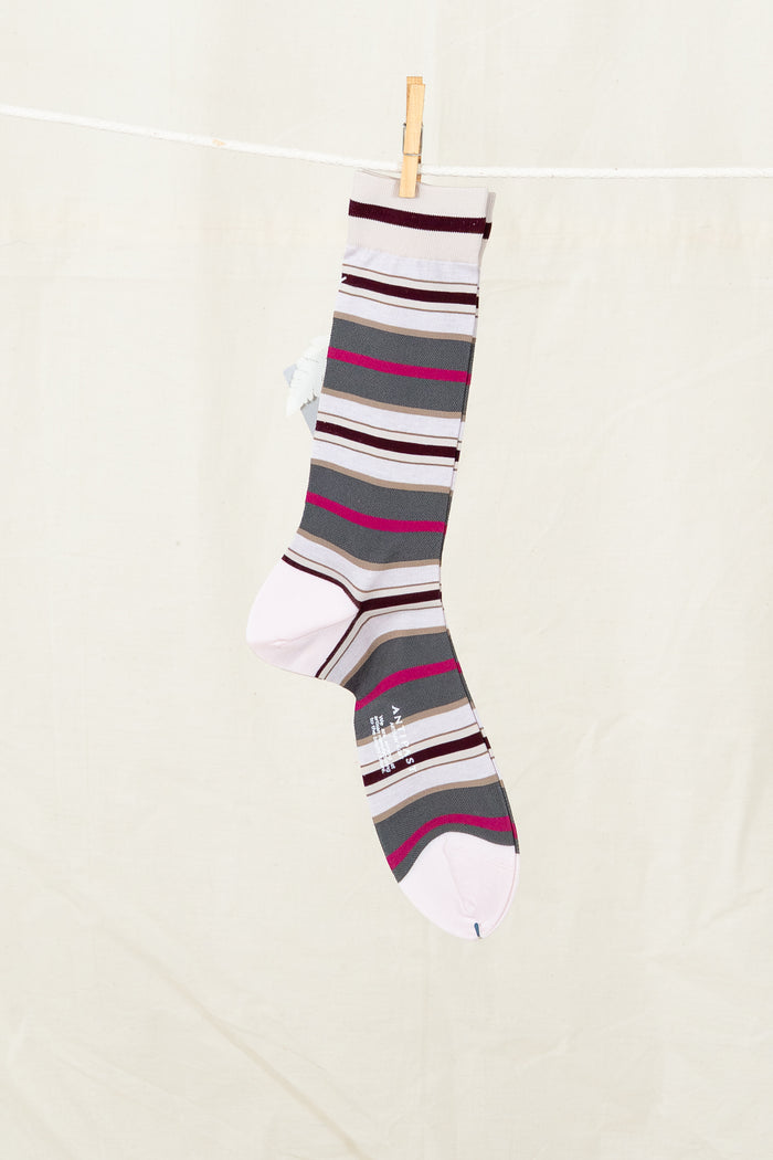 Antipast Men's Random Line Sock