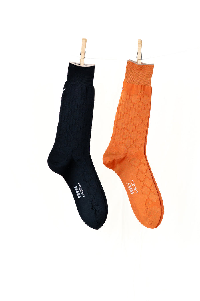Antipast Mono Color Flowers Men's Socks
