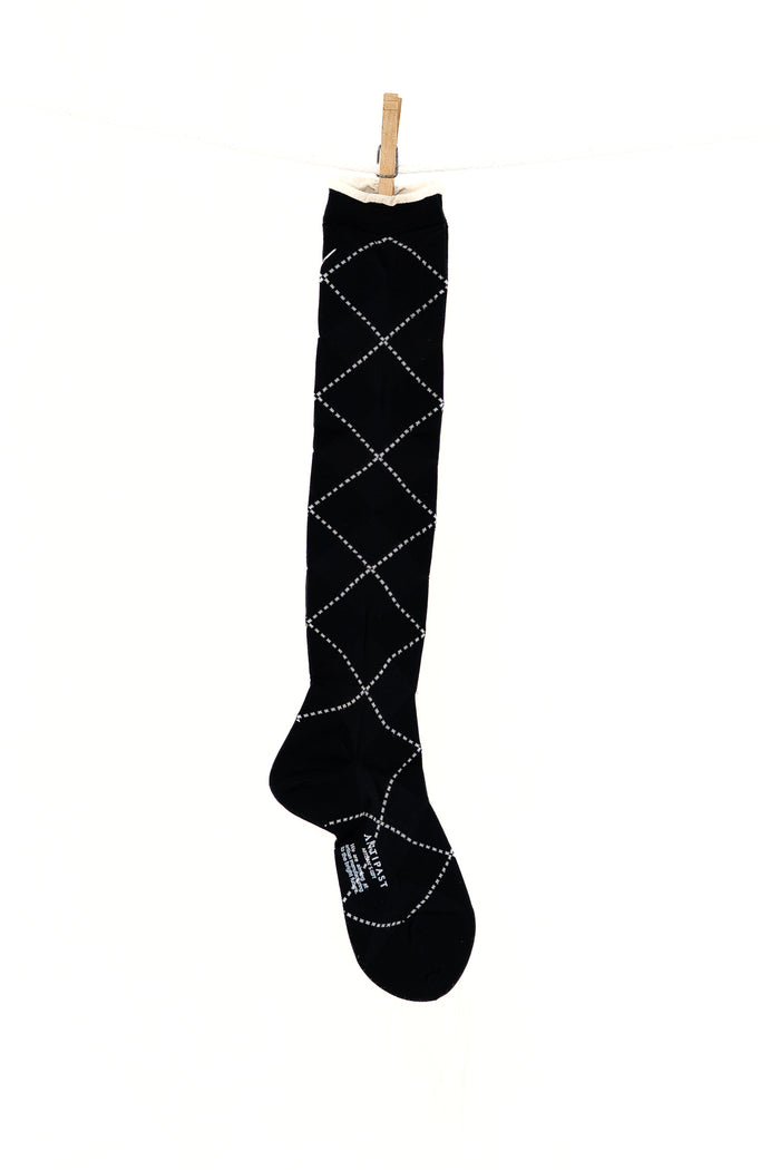 Antipast See Through Argyle Women's Knee High Socks