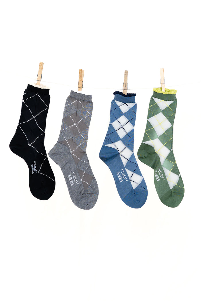 Antipast See Through Argyle Women's Socks