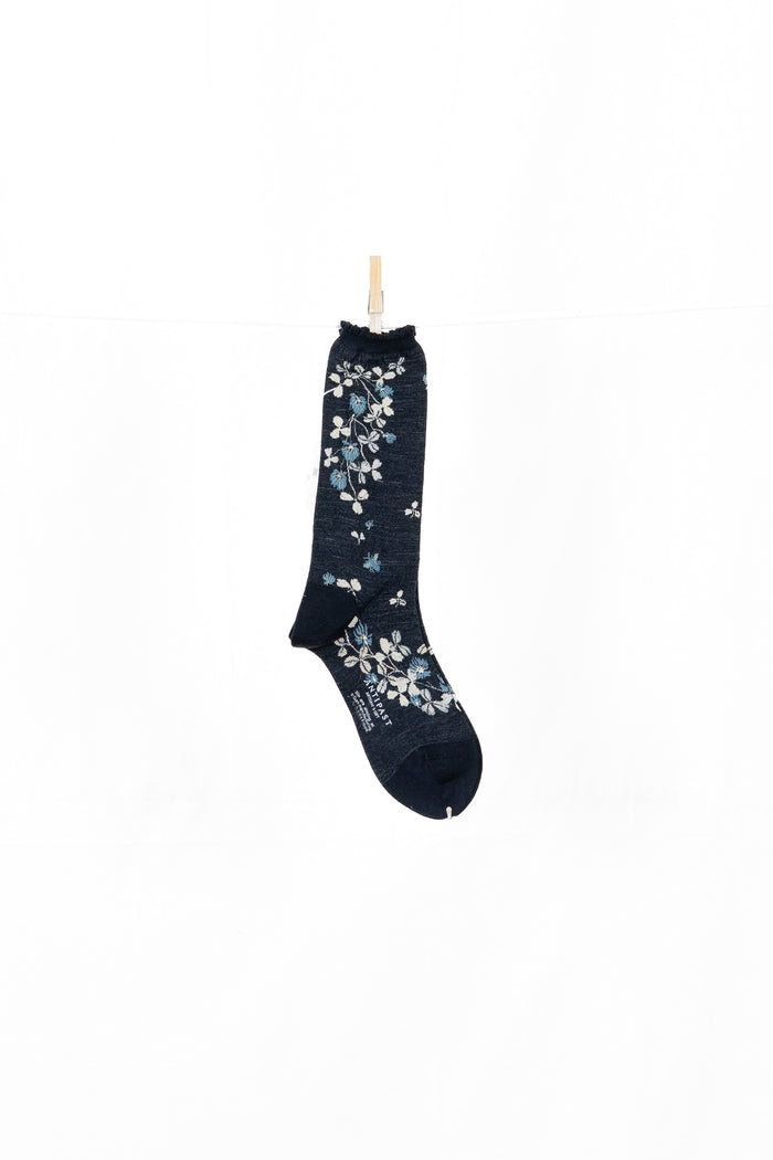 Antipast Shamrock Women's Socks - Navy