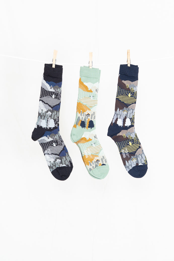 Antipast Snowy Winter Men's Socks
