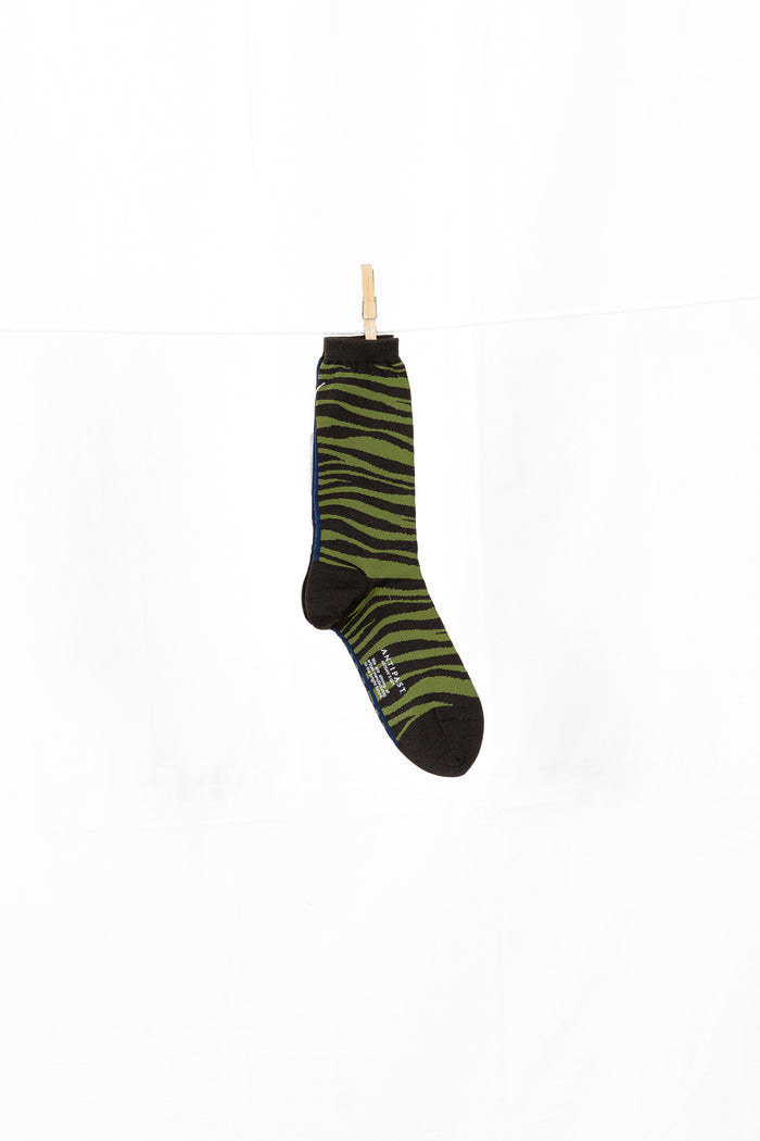 Antipast Zebra Women's Socks - Dark Brown