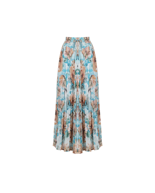 AUGUST PLEAT SKIRT WILTED FLORAL